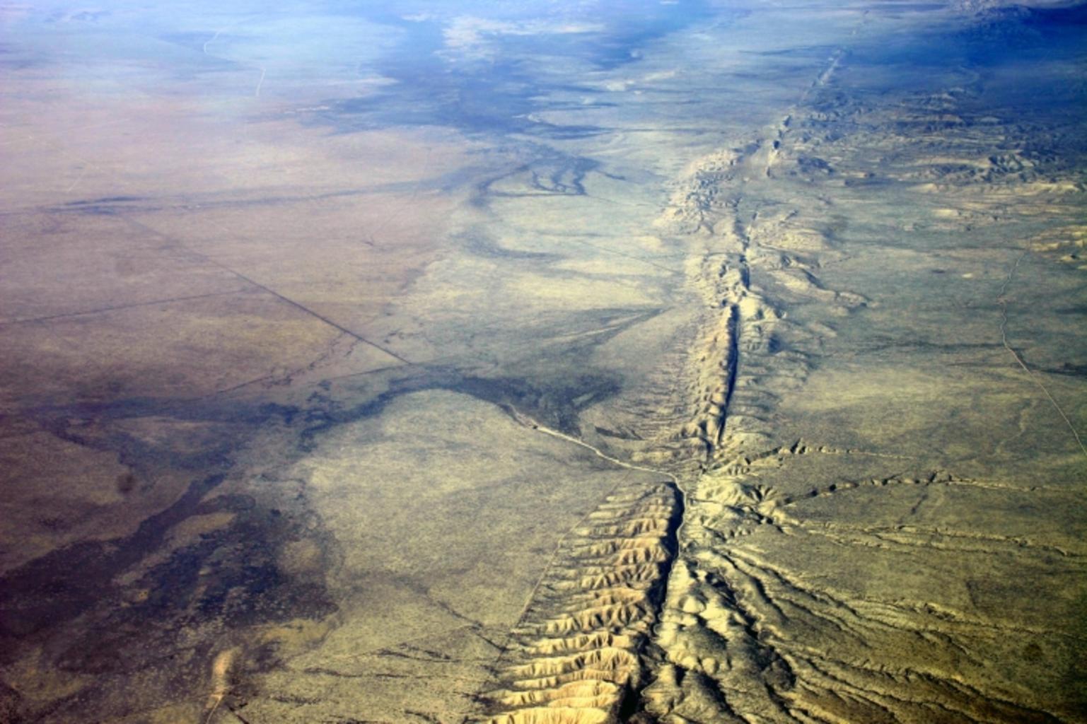 San Andreas Fault Line
