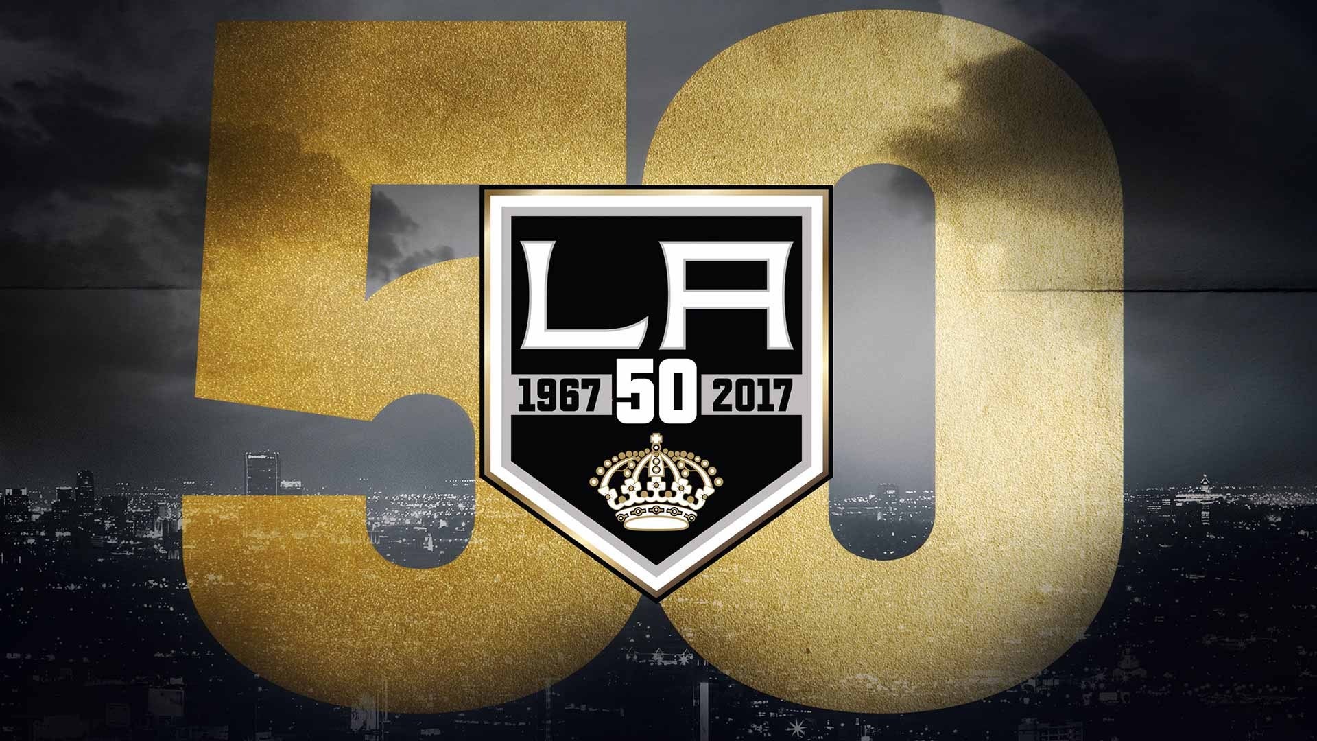 The LA Kings 50th anniversary mark