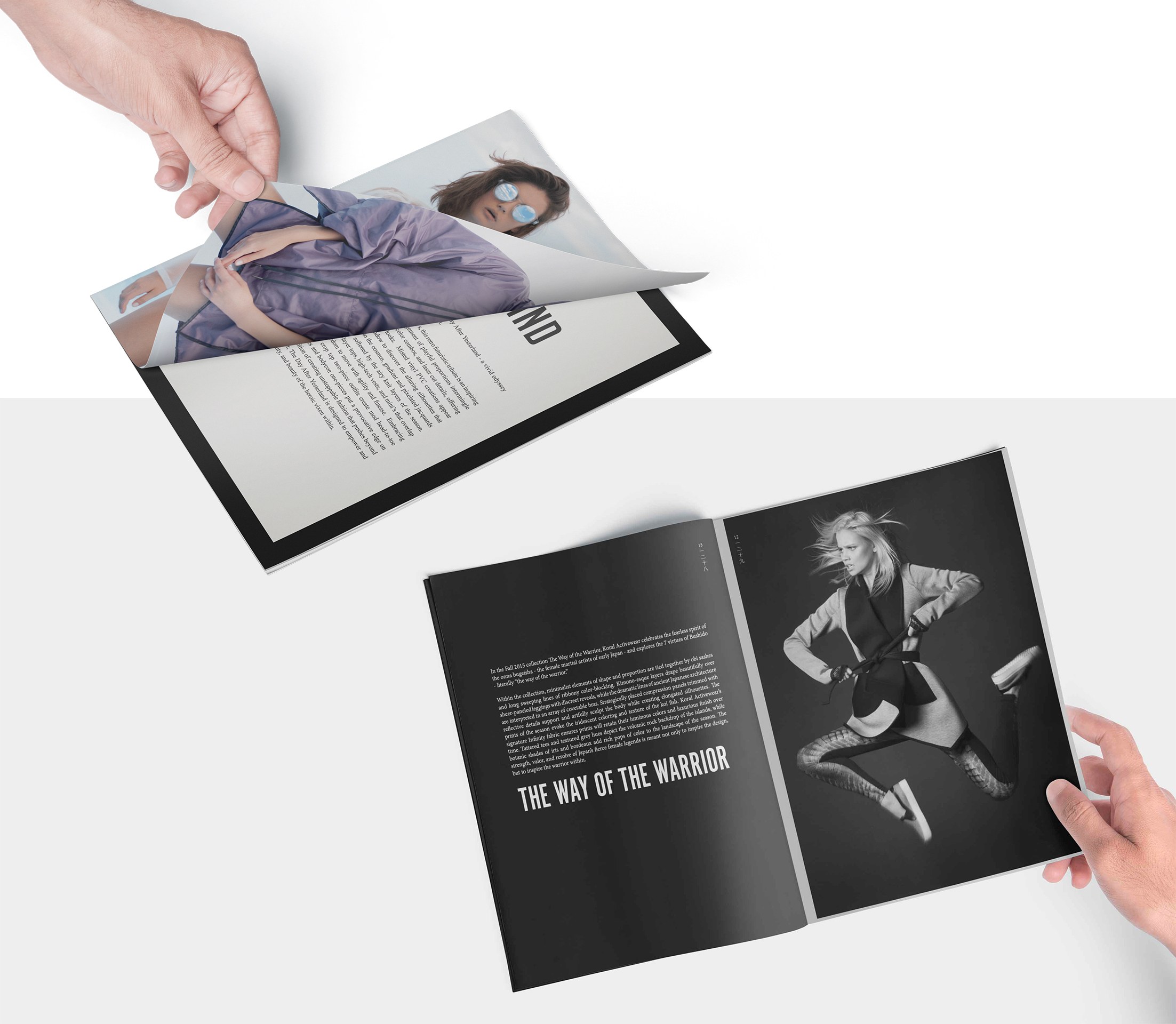 The Koral printed lookbook