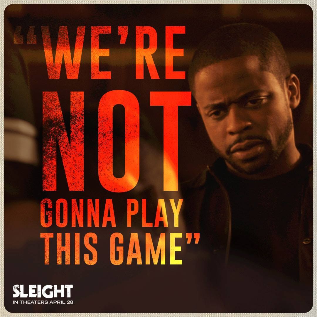 Sleight social post with a quote