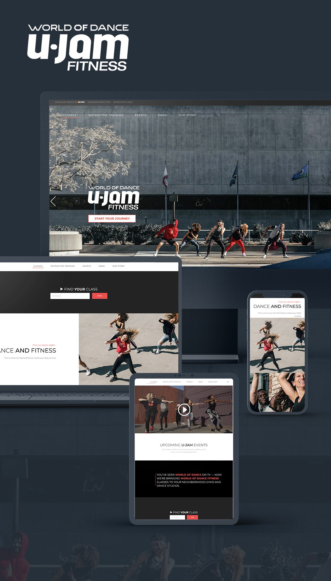 The World of Dance UJAM Fitness site
