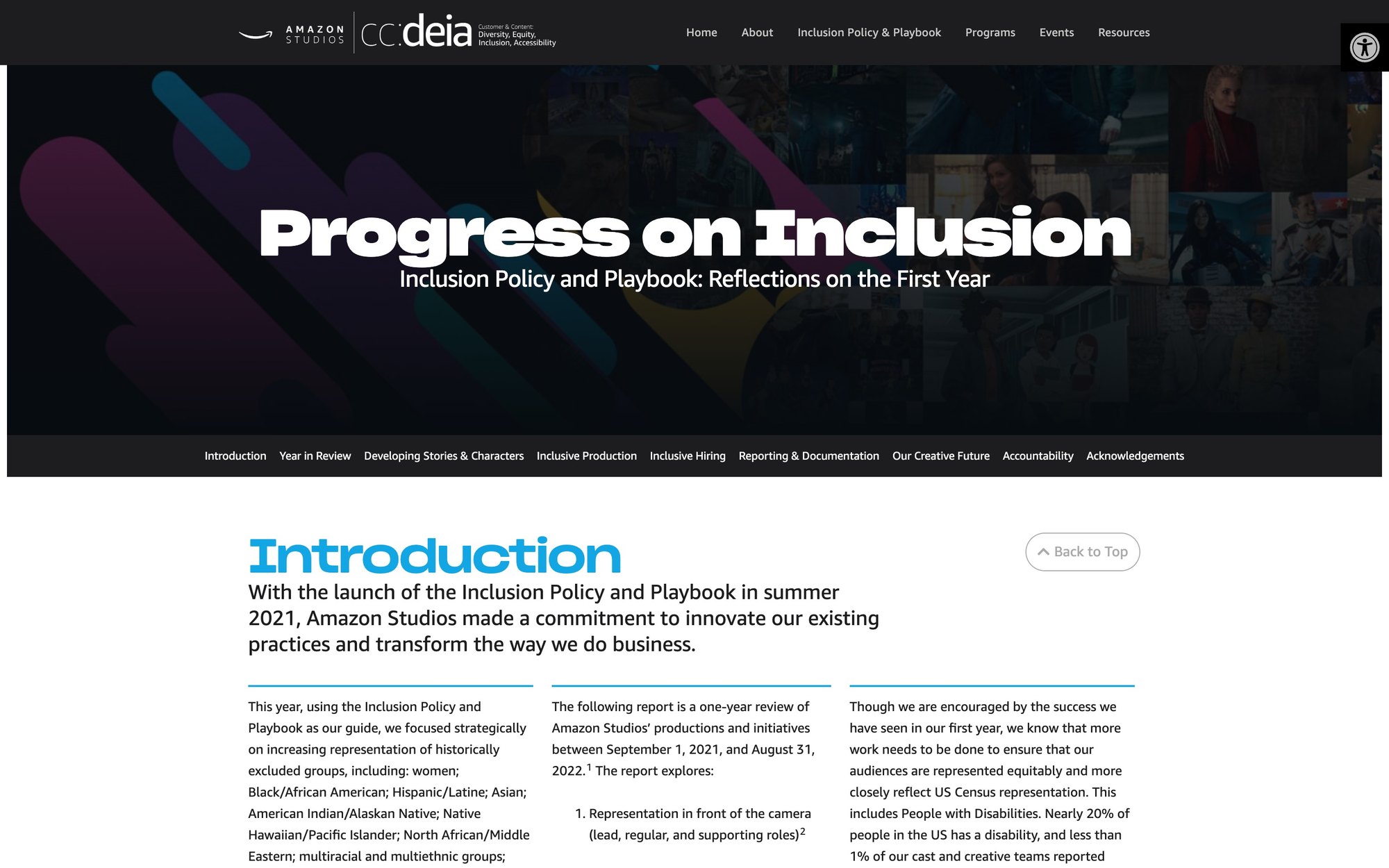 The web edition of Progress on Inclusion on ccdeia.com