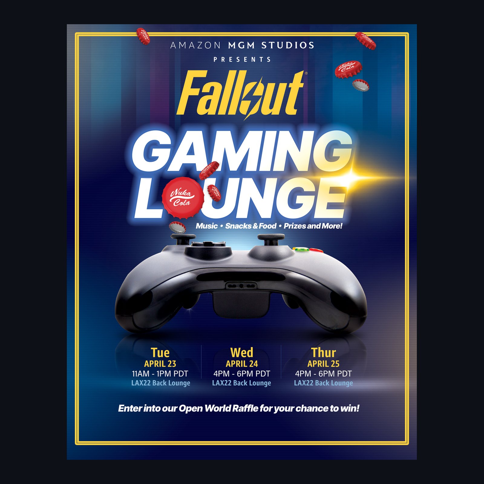 The Fallout Gaming Lounge poster
