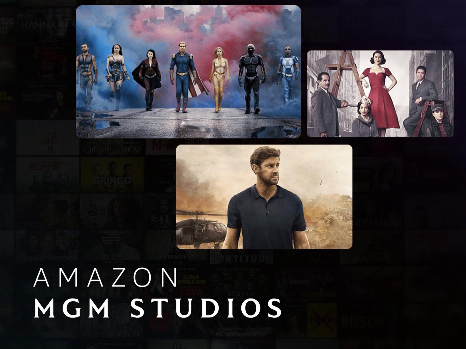 Amazon MGM Studios brand creative across the Prime Video slate