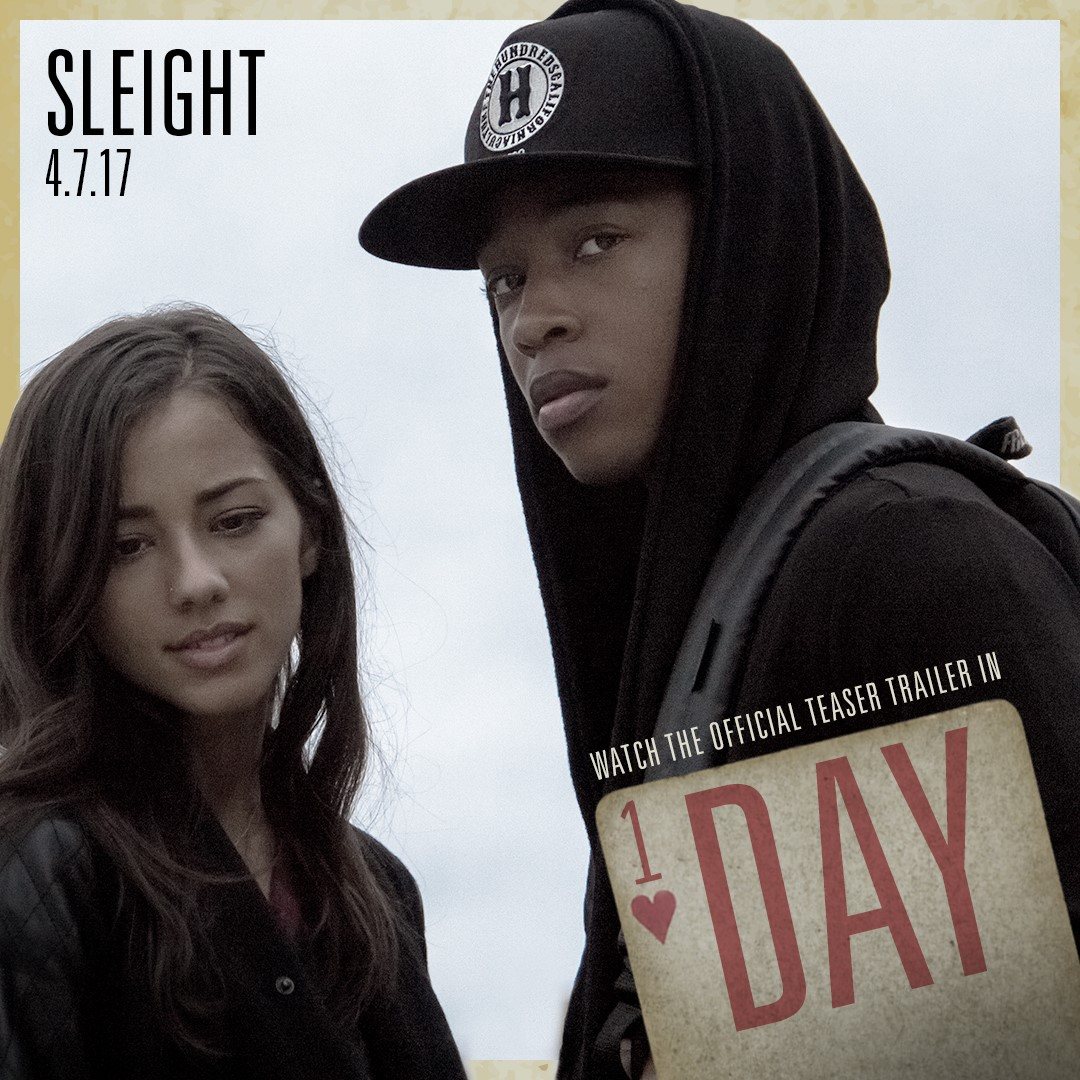 Sleight, one day, on a playing card