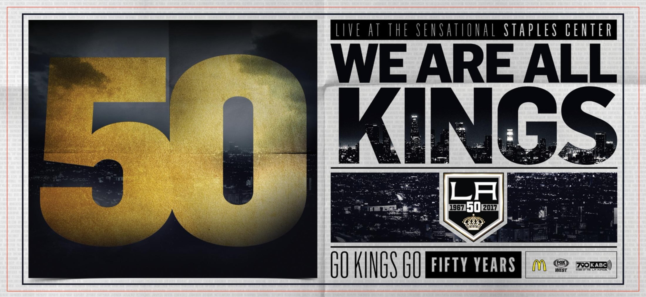 A 50th season board from the poster set