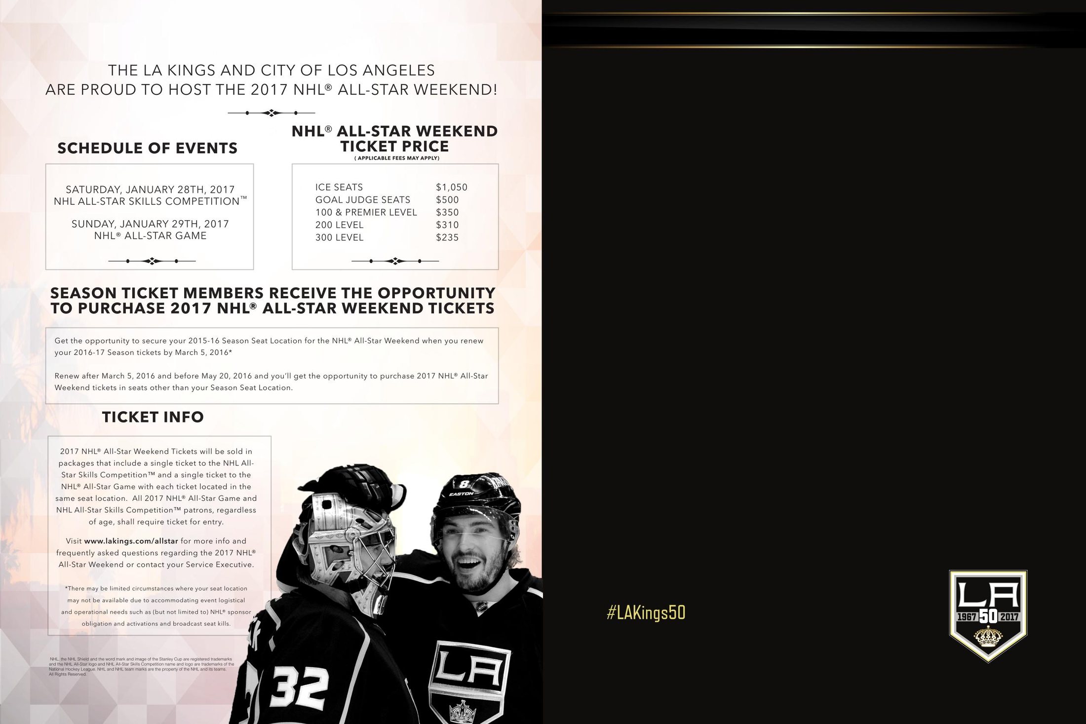 The NHL All-Star weekend spread with Quick and Doughty
