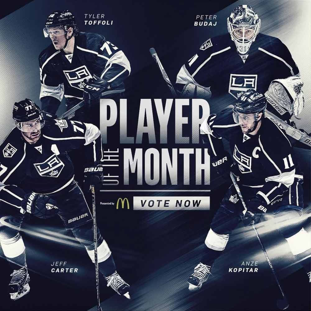 Player of the Month, vote now