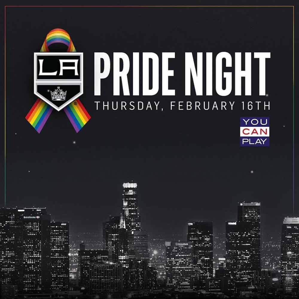 Pride Night, Thursday February 16th