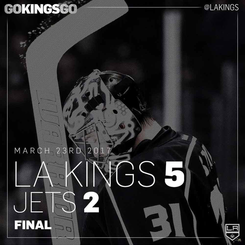 Final: LA Kings 5, Jets 2