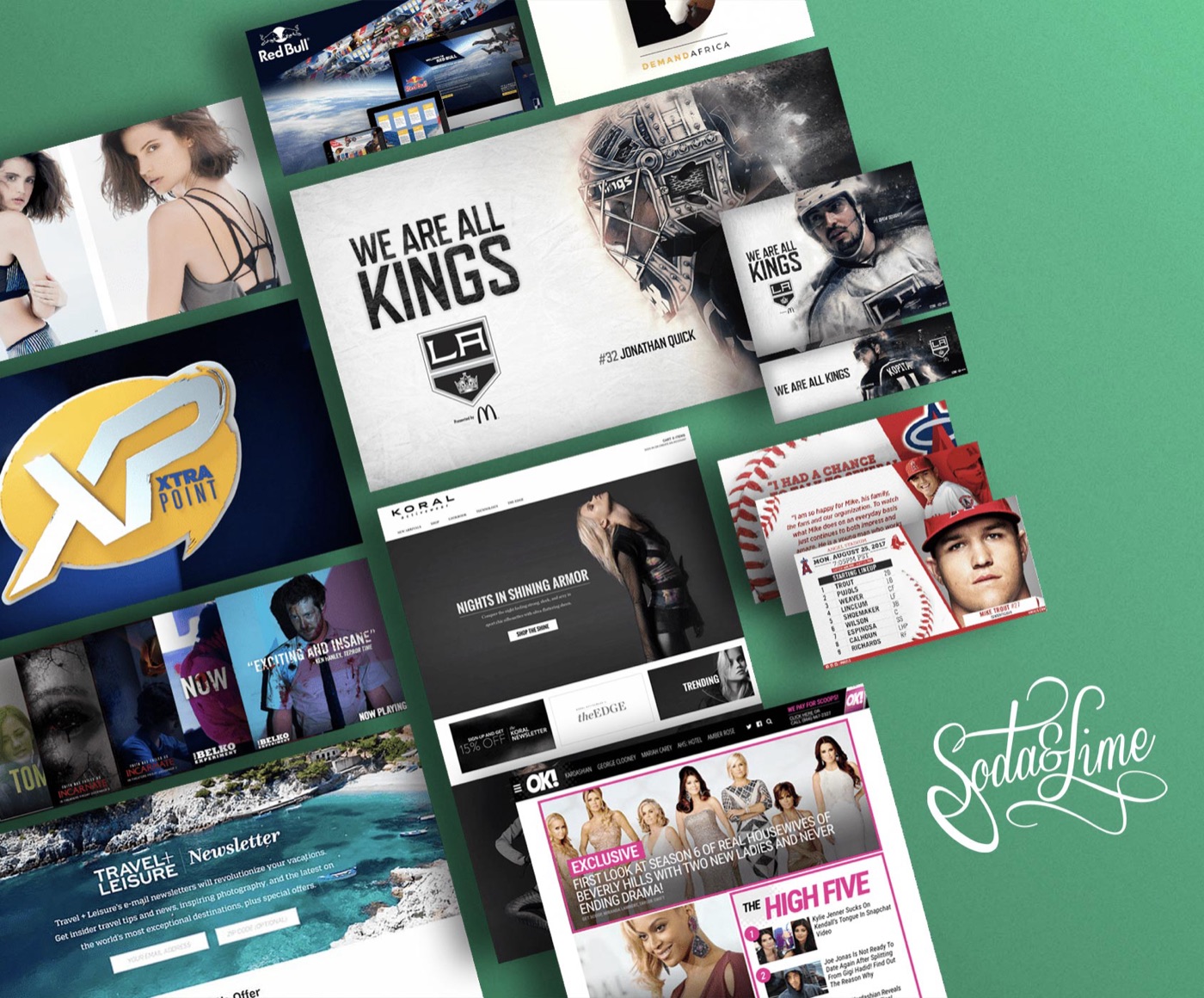 Soda & Lime agency campaign creative